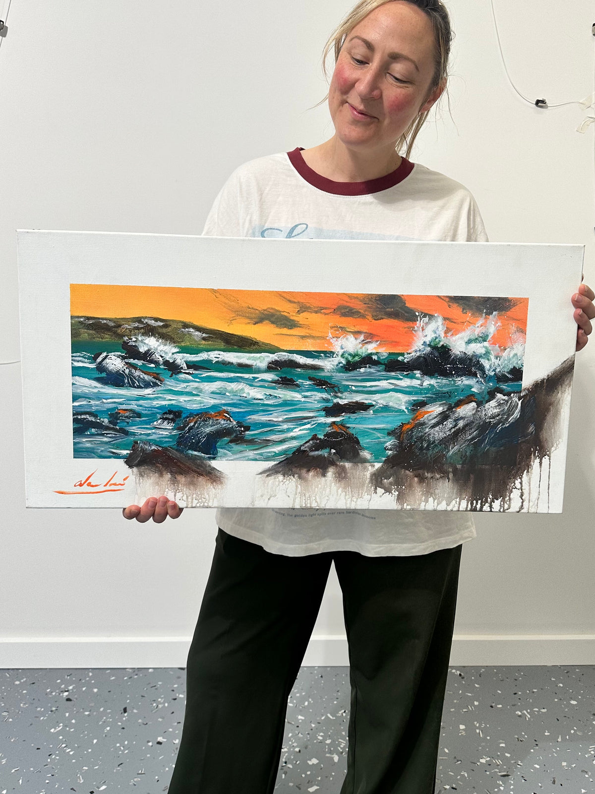 ALAN LOUIS Hallet Cove Sunset Panorama
