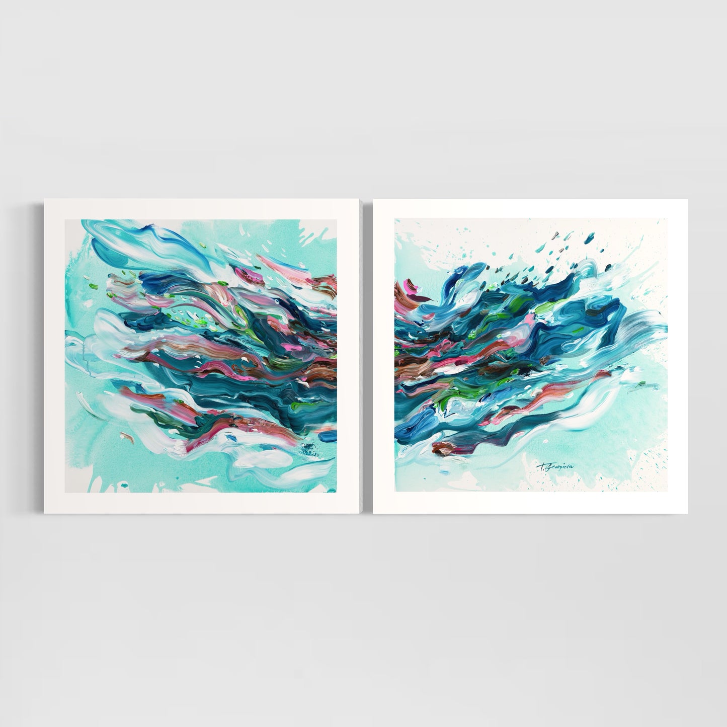 Tempestas Diptych - Set of 2