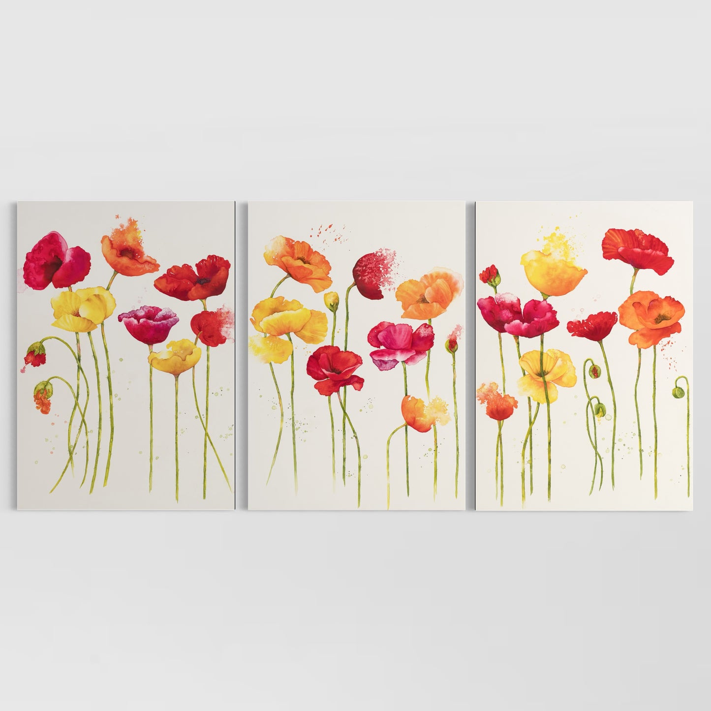 Poppies - Set of 3