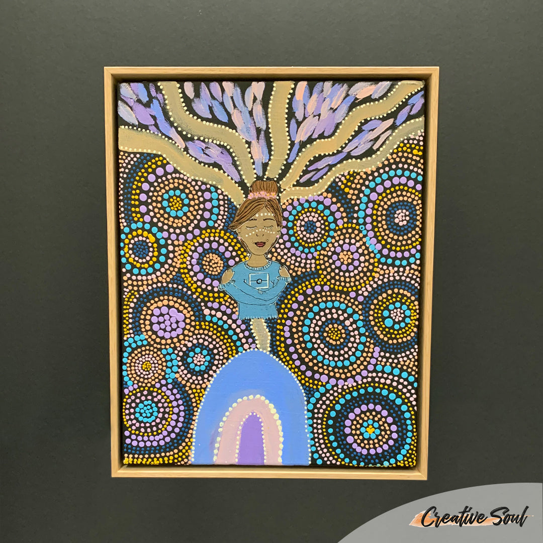 Oak Floating Frame