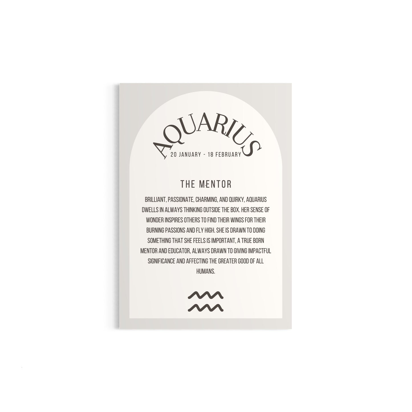 "Aquarius" Star Sign