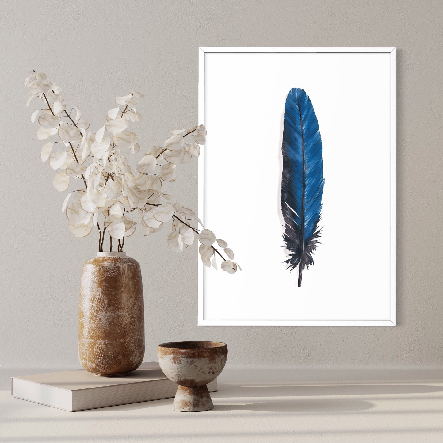 Blue Days (Blue Parrot Feather)