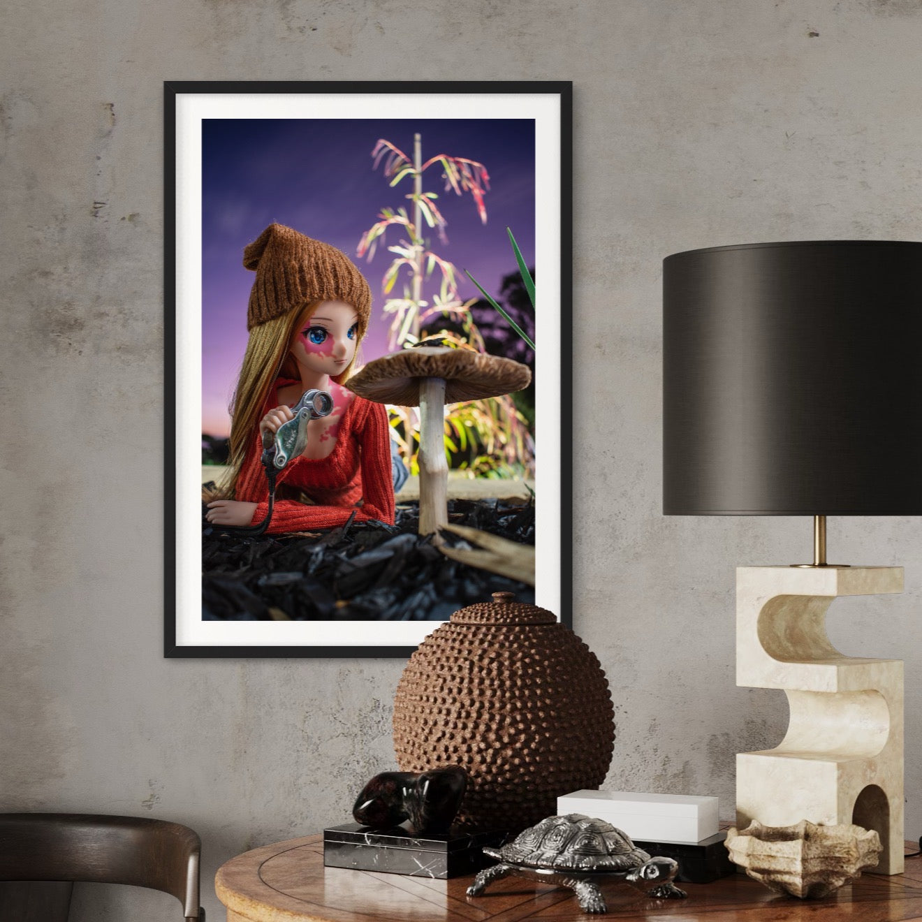 Valiant exploring her Garden