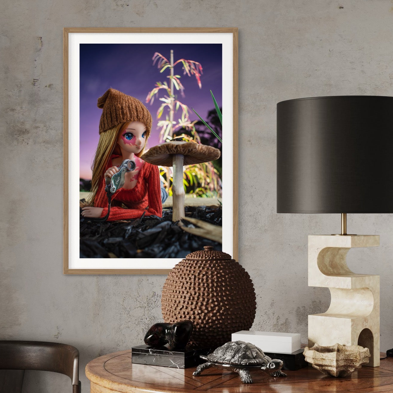 Valiant exploring her Garden