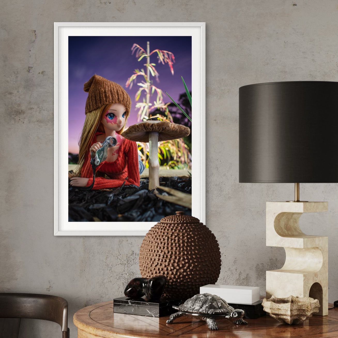 Valiant exploring her Garden