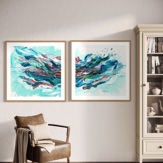 GIANT Tempestas Diptych - Set of 2