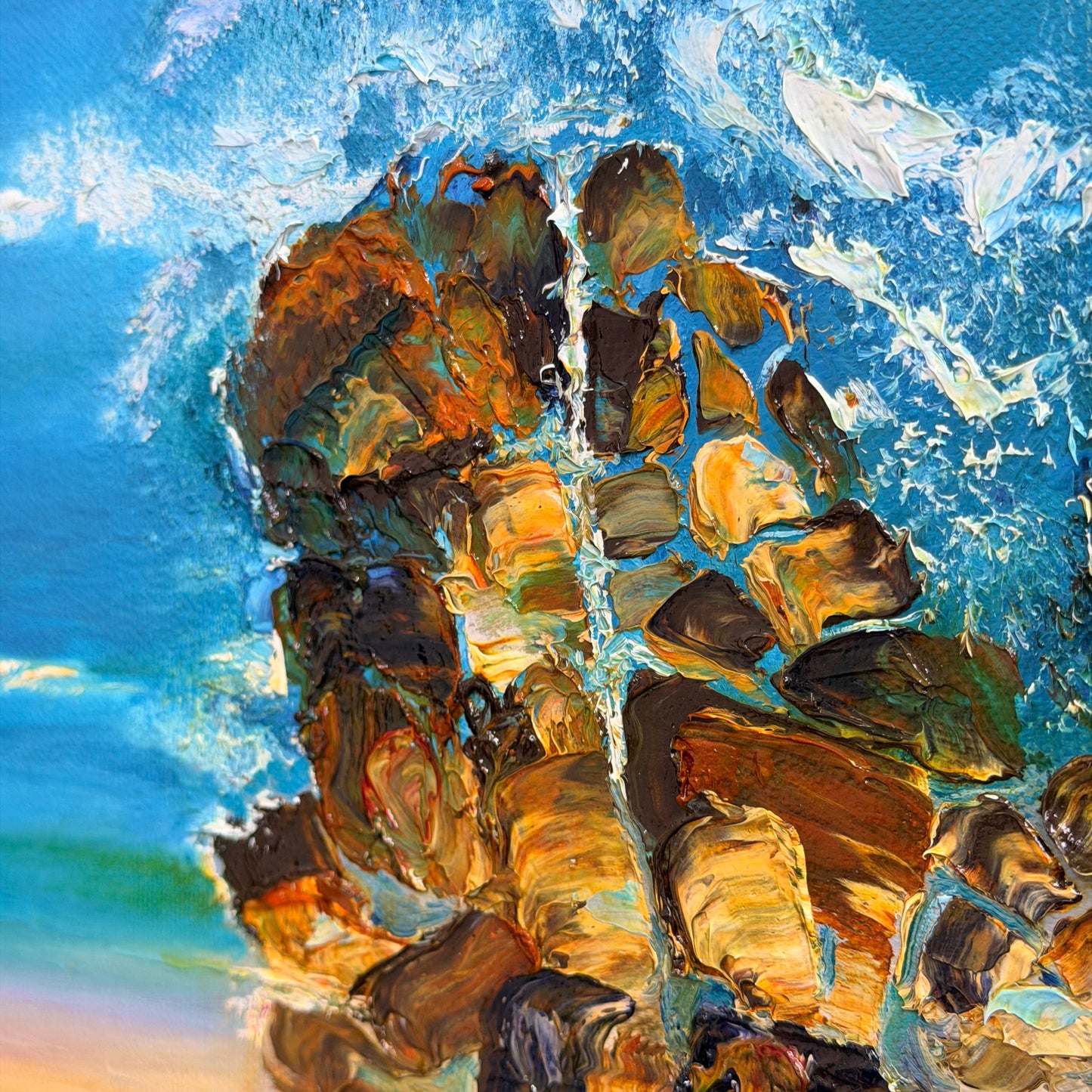 SUE ADAMS Costal Serenity from Above