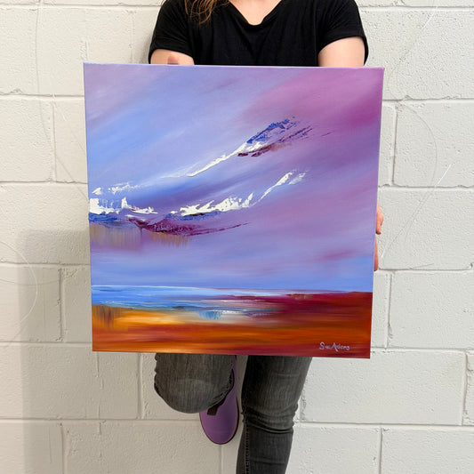 SUE ADAMS Twilight Descent over Henley Beach