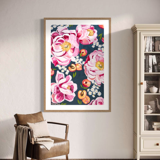 GIANT Peaches and Peonies