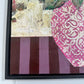 GEORGINA BARNETT Red roses in a decorative pink vase