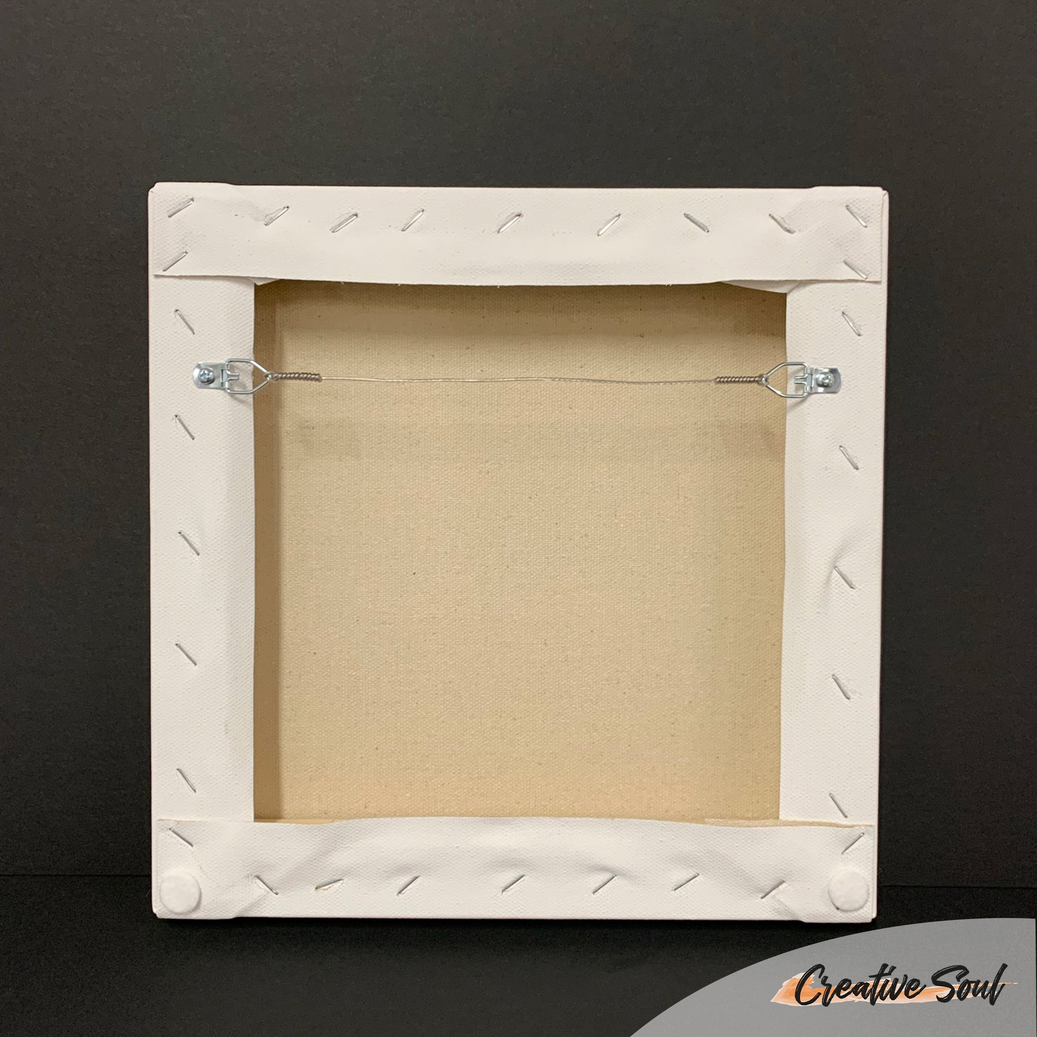 Hand Stretched Blank Canvas Up In Frames